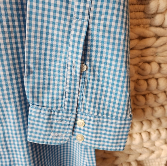 Lacoste Dress Shirt Button-up 3/4 length sleeve - Picture 3 of 5